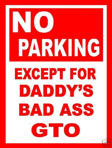 Gto parking sign no parking