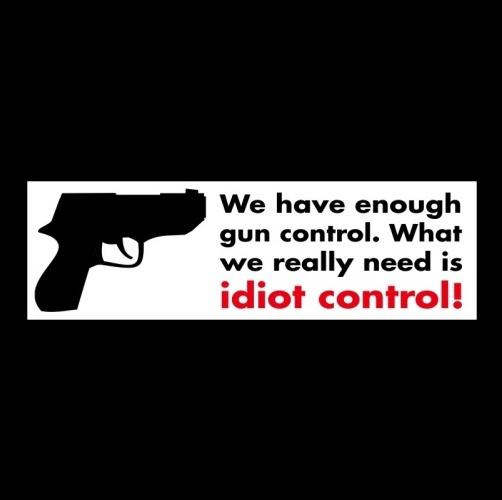 New we have enough gun control 2nd amendment bumper sticker nra pro rights decal