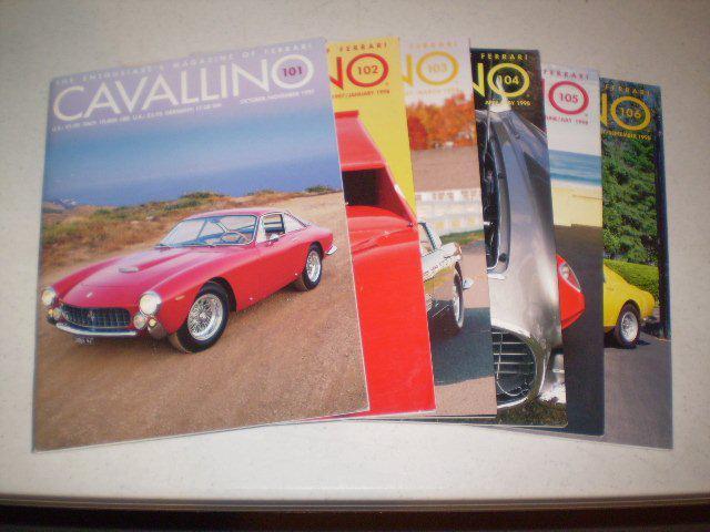 Ferrari cavallino magazine collection issues 100-150 mint 250 275 330 365 246 tr