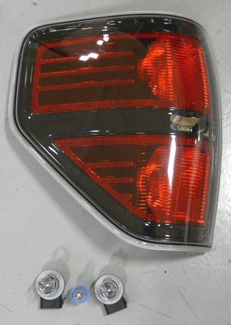 Oem factory ford 09-14 2014 f-150 black raptor harley lariat lamp tail light lh