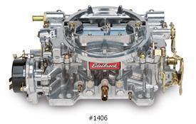 Edelbrock 1406 4-bbl 600 cfm carb performer e-choke new