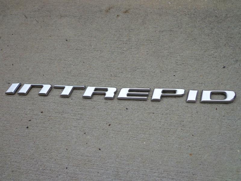 Oem factory genuine stock dodge intrepid emblem letters badge decal logo symbol