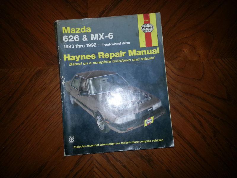 Mazda 626 & mx-6 haynes manual 1983 - 1992