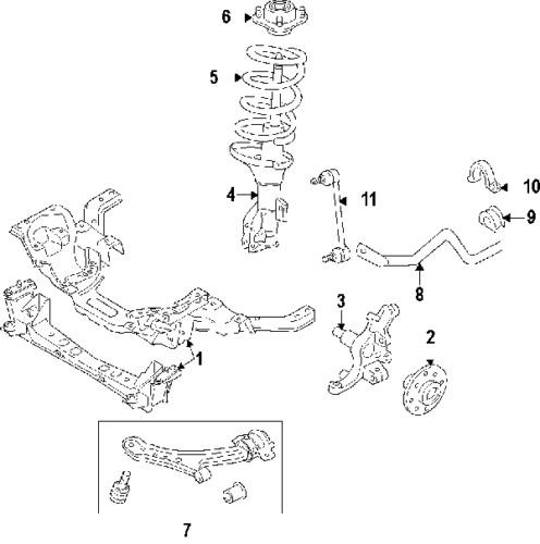 Ford ar3z3105b genuine oem factory original knuckle