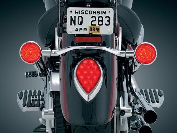 Kuryakyn triple whammy run-turn lights 02-05  honda vtx 4601