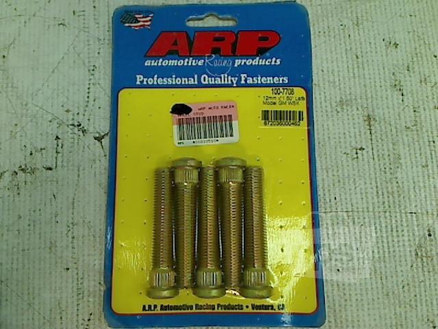 Arp 100-7708 universal push-in wheel studs 12mm x 1.50" new