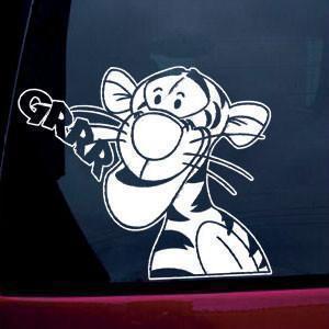 Tigger - vinyl car window sticker decals vw dub drift funny