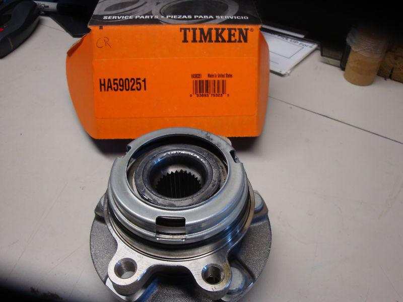 Timken ha590251 front hub assembly cr