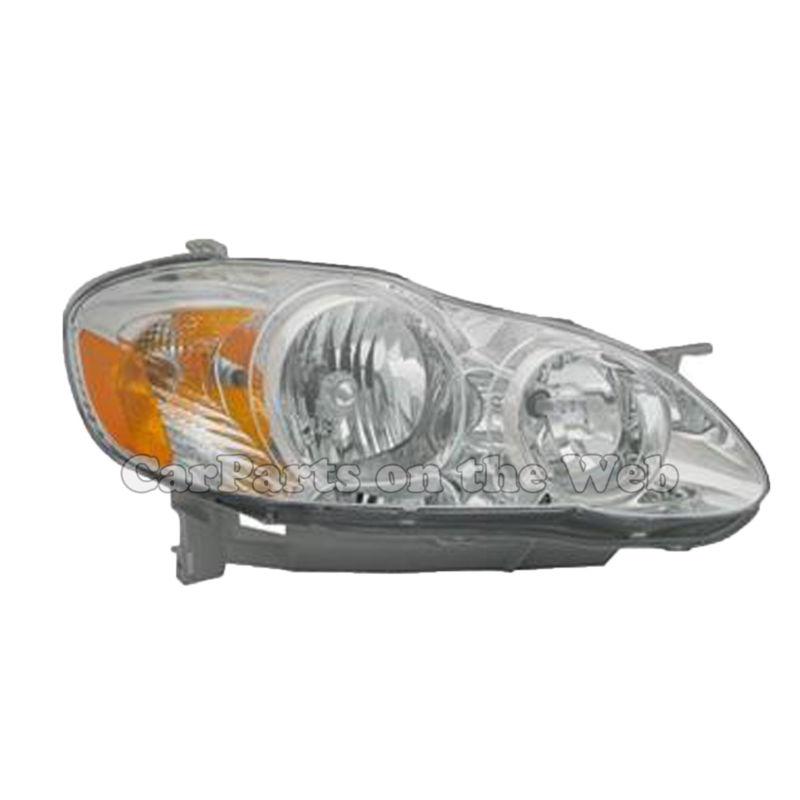 New 2005-2008 toyota corolla ce le headlight lamp passenger side right to2503160