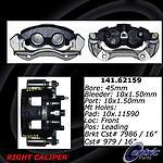 Centric parts 141.62159 front right rebuilt caliper with hardware