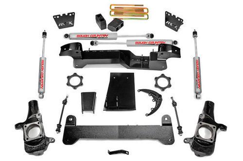 Rough country 6” suspension lift kit 02-10 chevy gmc 2500 hd pickup #297n2