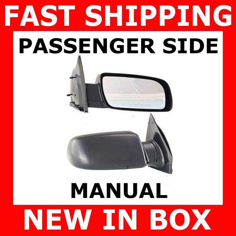 New mirror 88-05 chevy astro gmc safari van passenger right side manual rh