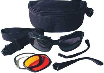 Bobster sunglasses sport   street black w/3 lens bssa001ac