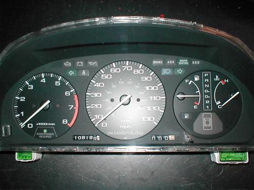 1992 1993 honda accord se speedometer gauges 2 door 108189 