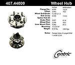 Centric parts 407.44009 rear hub assembly