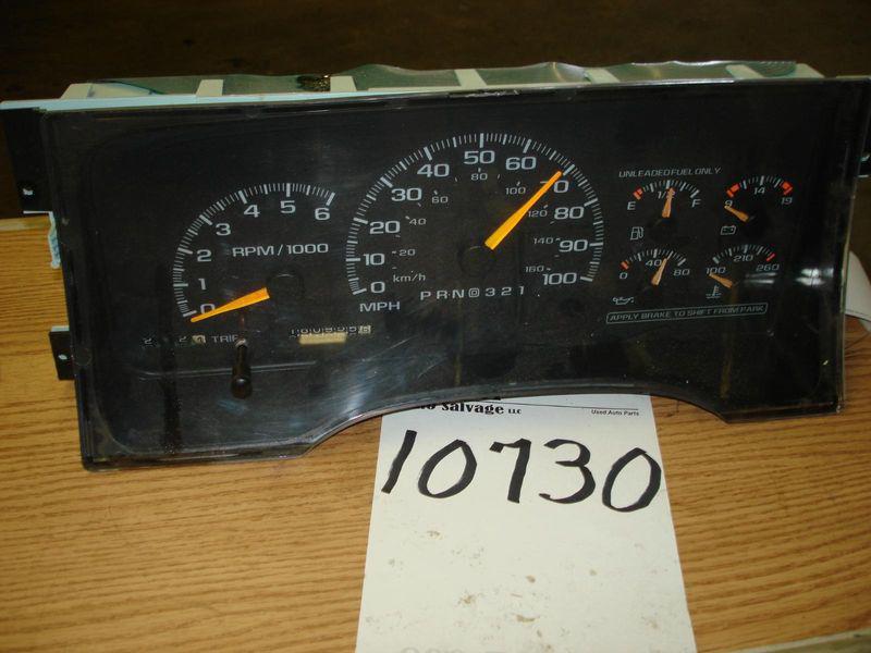 Gmc yukon speedometer us (mph), (cluster), id 16221455 98 99