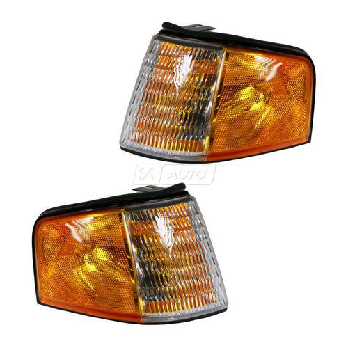 88-94 ford tempo topaz side corner marker turn signal parking light pair set