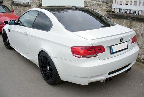 2006-12 bmw e92 e90 m3 unpainted rear trunk lip spoiler