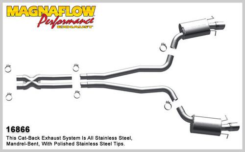 Magnaflow 16866 cadillac cts stainless cat-back system performance exhaust