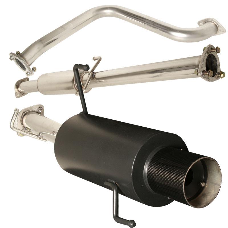  92 93-96 honda prelude non-vtec n1 full catback exhaust system with carbon tip