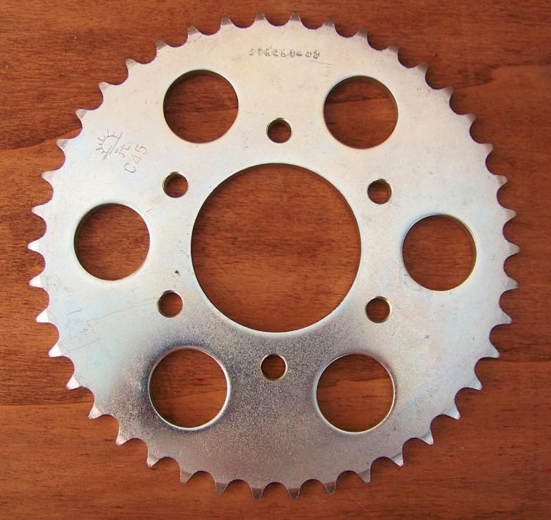 1969-1983 kawasaki kh kz h1 rear sprocket 42-tooth jtr-481-42 new old stock