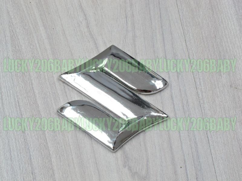 Suzuki 3d emblem badge decal letter stickers chrome e20