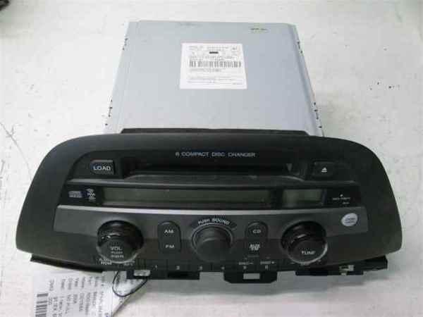 05-10 honda odyssey 6 disc cd xm 1bu0 radio oem