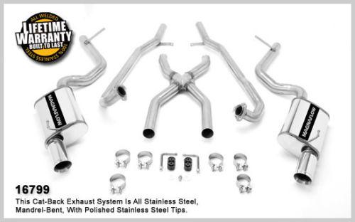 Magnaflow 16799 chevrolet corvette stainless cat-back system performance exhaust