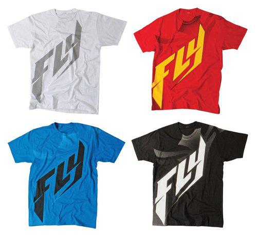 Fly racing halftone t-shirt