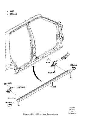 9l7z16a506a ford bracket