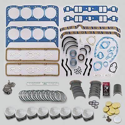 Federal mogul premium engine rebuild kit sbc 327 +.030" bore stock rods/mains