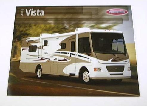 2012 12 winnebago vista rv motorhome brochure