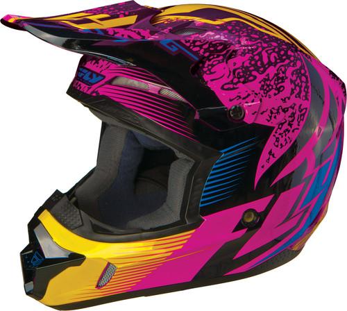 Fly racing kinetic inversion graphic youth motorcycle helmet wild small