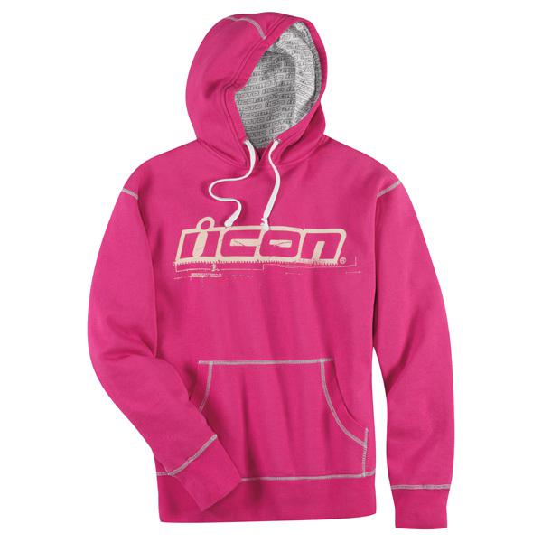 Icon hoody womens county pink xl 3051-0497