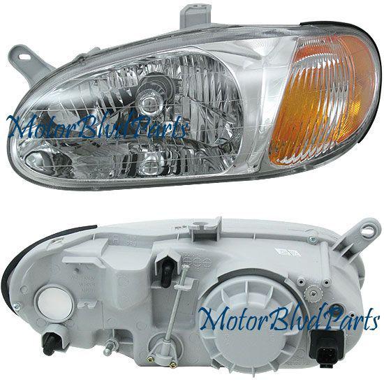 98-01 sephia headlight headlamp driver left oe style