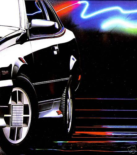 1988 chevy cavalier brochure-cavalier z24 convertible