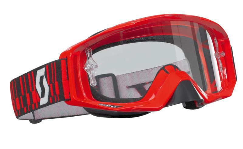 Scott usa tyrant goggles red/clear lens