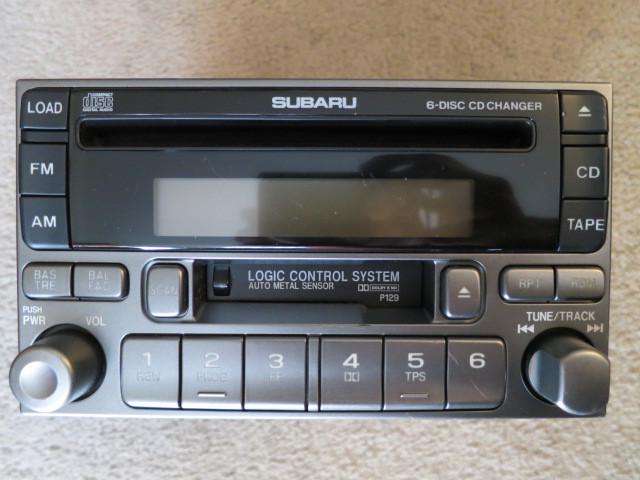 Subaru radio - (2003) - am-fm stereo - 6 disc cd changer p129 logic control