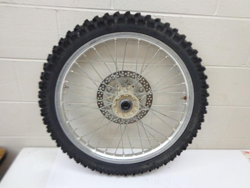 2001 yamaha wr250f yz250f 00 02 03 front tire and rim wheel