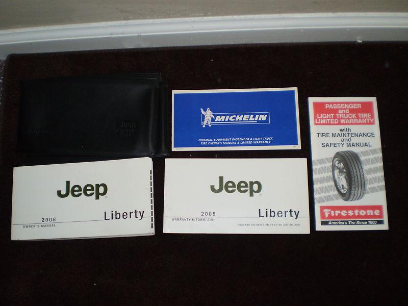 2008 jeep liberty suv owners manual books guide case all models