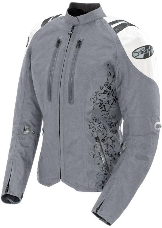 New joe rocket atomic 4.0 womens jacket,silver/white,med