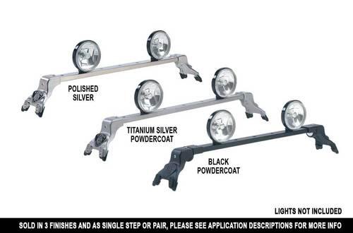 Carr deluxe light bar - off road light bar -gutter mount light bar silver 210344