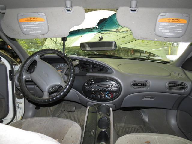 1997 ford taurus sunvisor passenger rh gray w/mirror 2575441