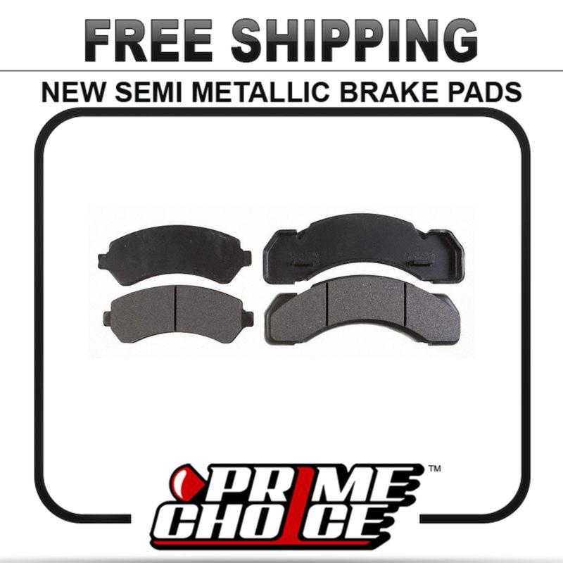 New premium complete set of metallic disc brake pads with shims