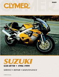 Clymer repair manual suzuki gsxr750 gsx-r750 1996-1999