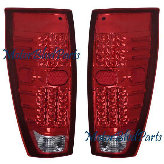 03-06 avalanche led tail lights rear brake lamps pair