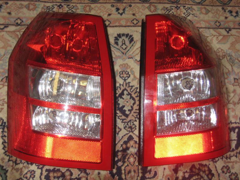 05 06 07 08 dodge magnum tail lights set oem 04805966ah used set of two sylvania