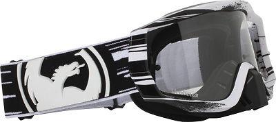 Dragon vendetta goggle paintdrip black/white w/clear aft lens 722-1292