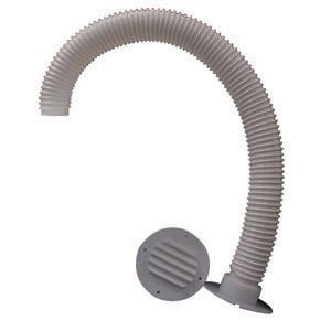 Mts battery box vent kit, w/ 30" hose, polar white 274