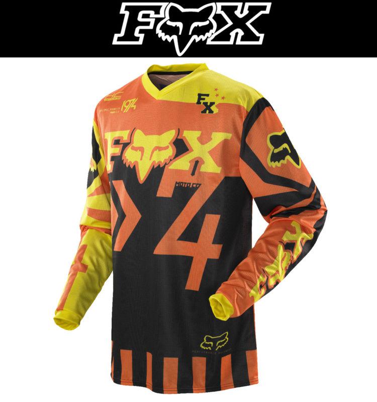 Fox racing hc youth anthem orange yellow dirt bike jersey motocross mx atv 2014